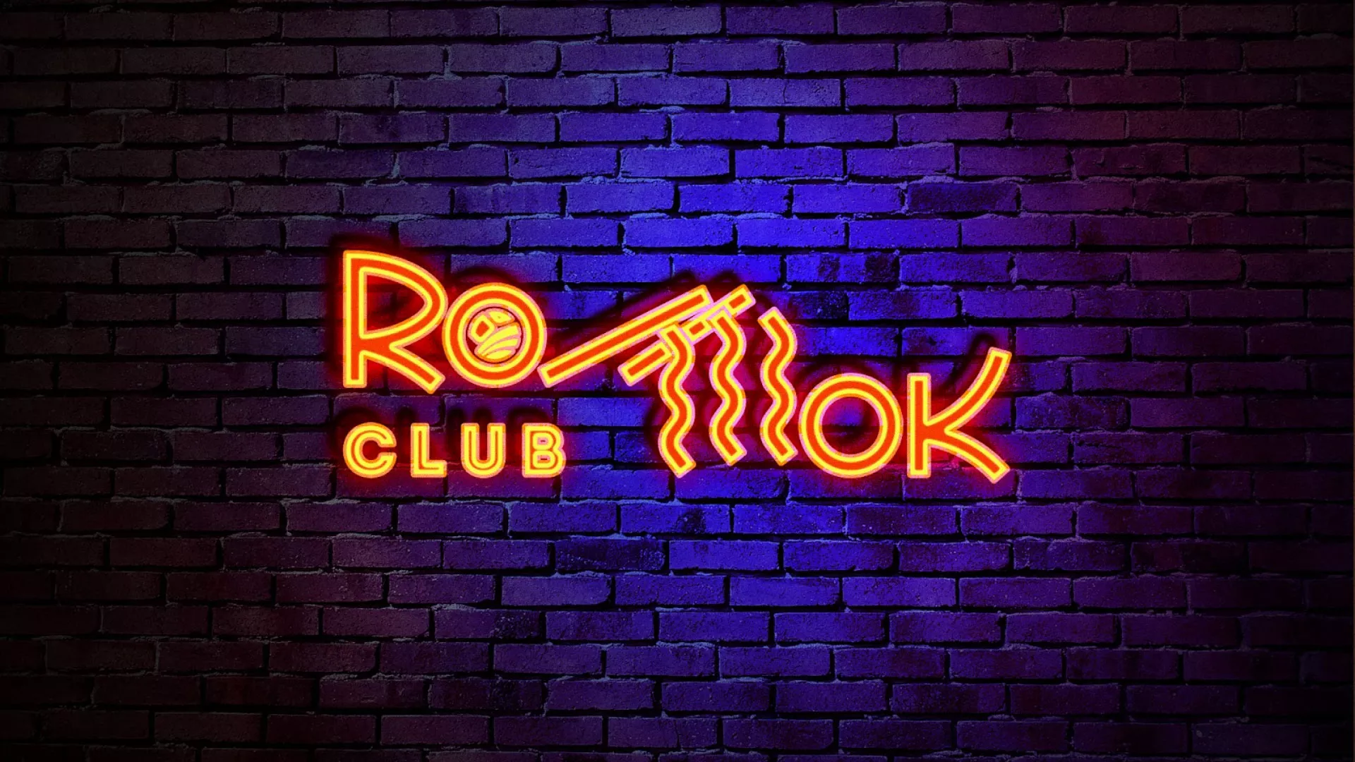 Разработка интерьерной вывески суши-бара «Roll Wok Club» в Ивделе